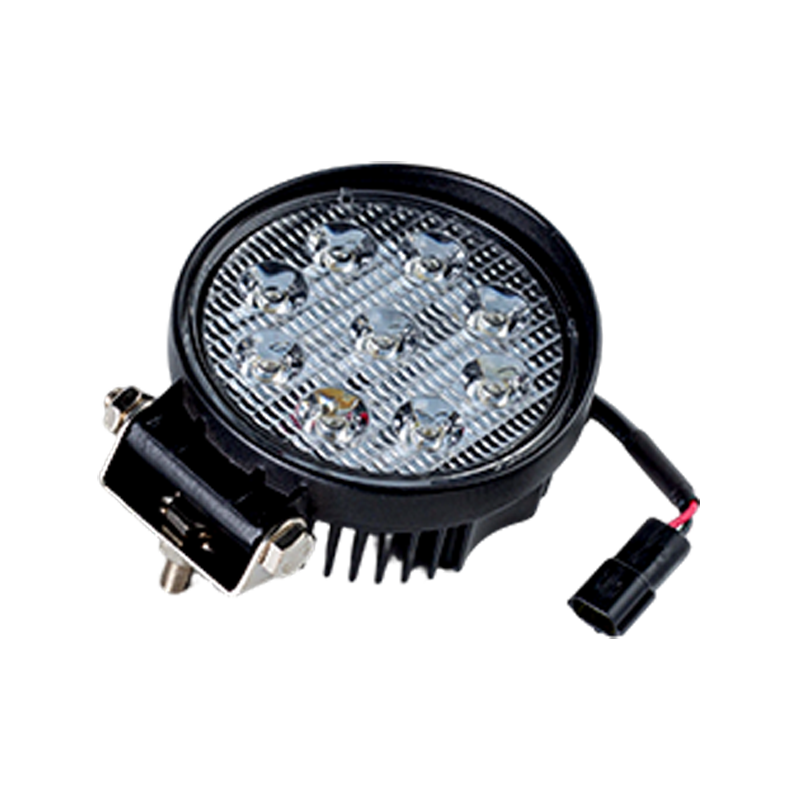 IP67 001 Robuste runde Arbeitsleuchte mit 9 LEDs für Industriefahrzeuge