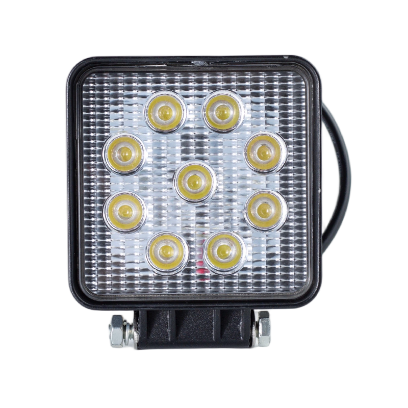 IP67 002 Hochleistungs-Quadrat-Arbeitsleuchte mit 9 LEDs für Industriefahrzeuge