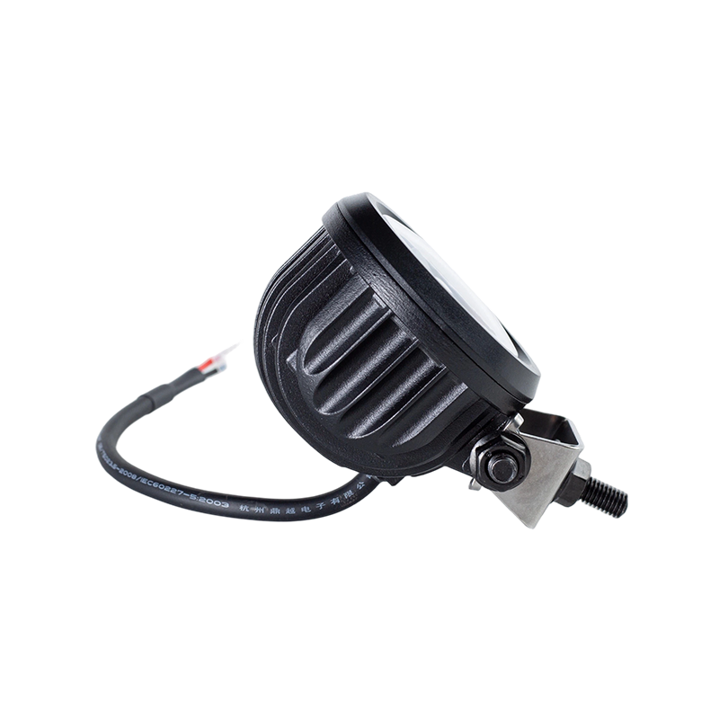 IP67 5W DC9-80V Schräger runder blauer Punkt-Sicherheitswarnlicht für Gabelstapler