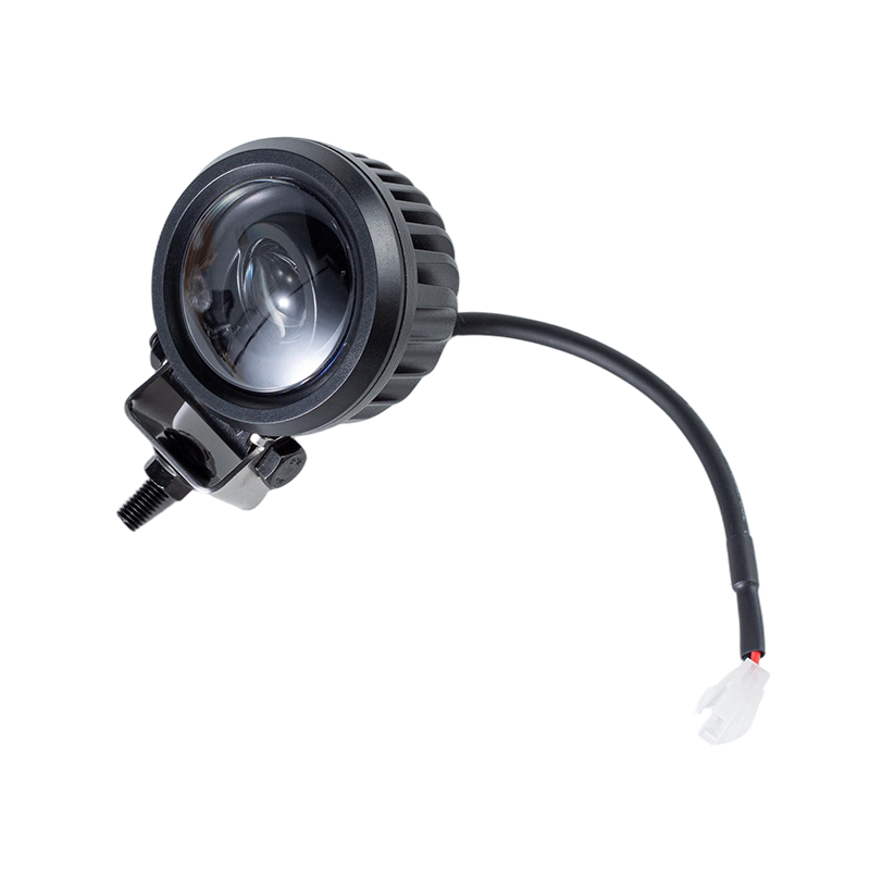 IP67 5W DC9-80V Schräger runder blauer Punkt-Sicherheitswarnlicht für Gabelstapler