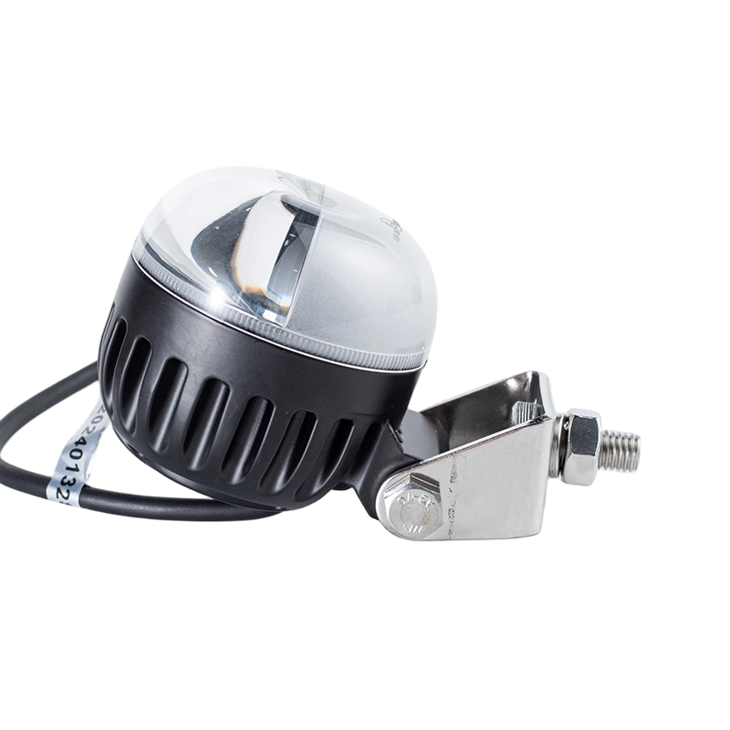 IP67 5W DC9-80V Runder roter/blauer Strahl Warnleuchte für Gabelstapler-Gefahrenbereiche