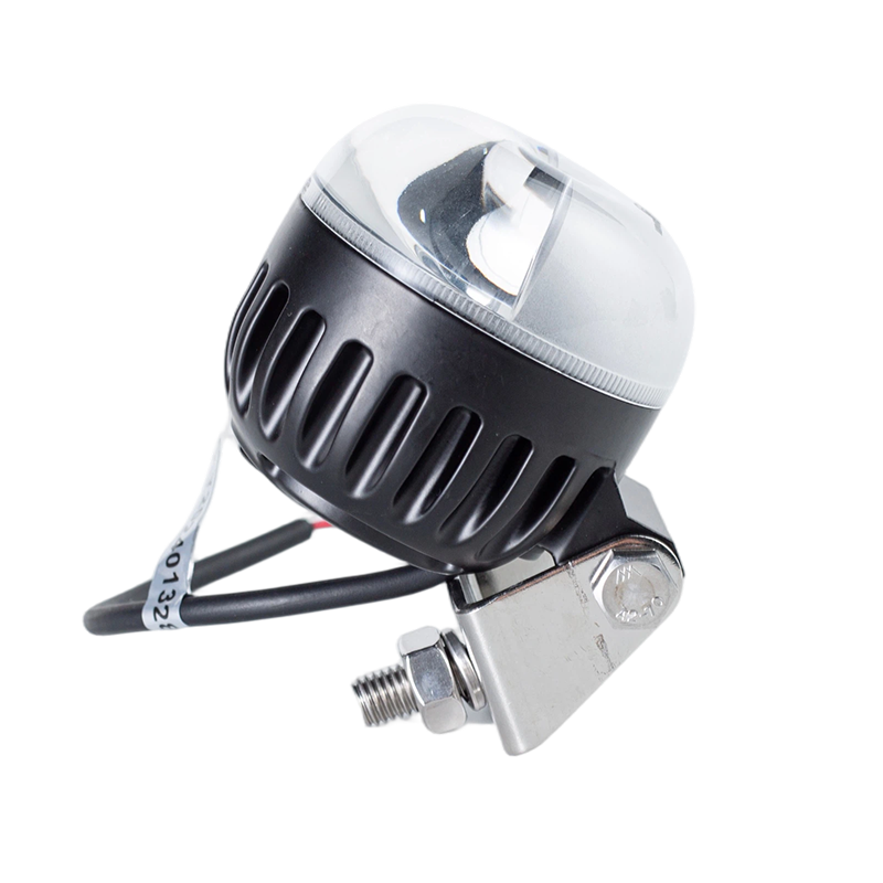IP67 5W DC9-80V Runder roter/blauer Strahl Warnleuchte für Gabelstapler-Gefahrenbereiche